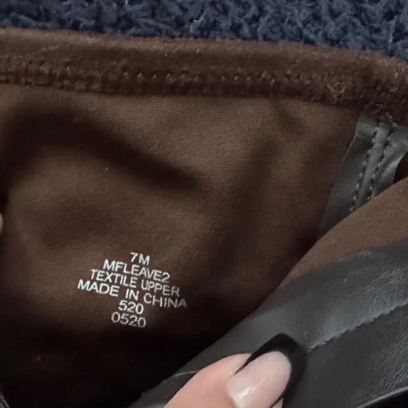 Marc Fisher Rich Brown faux Suede Heeled Boots - Picture 6 of 7